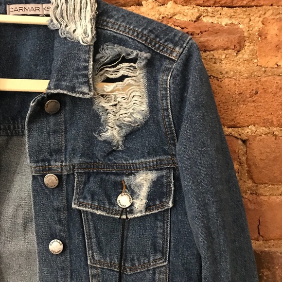 CarMar Ripped Denim Jacket - Picture 4 of 4